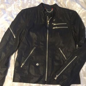 Marc by Marc Jacobs Black Moto Jacket w/ Zippers